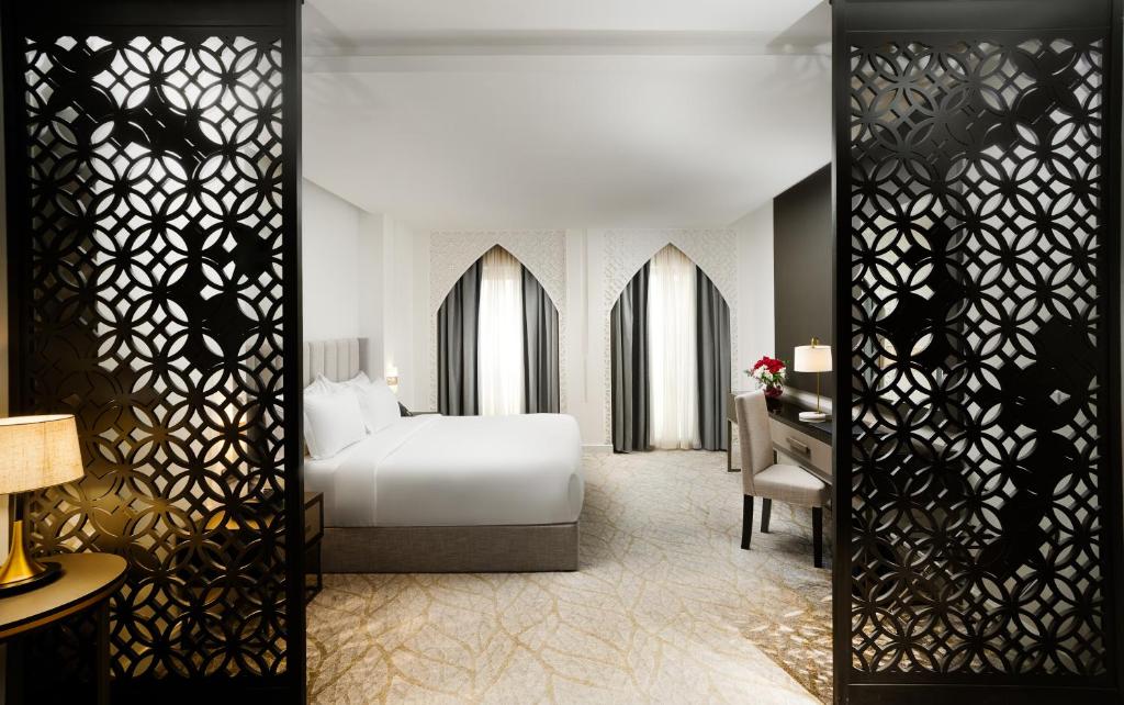 العنوان للشقق المخدومة